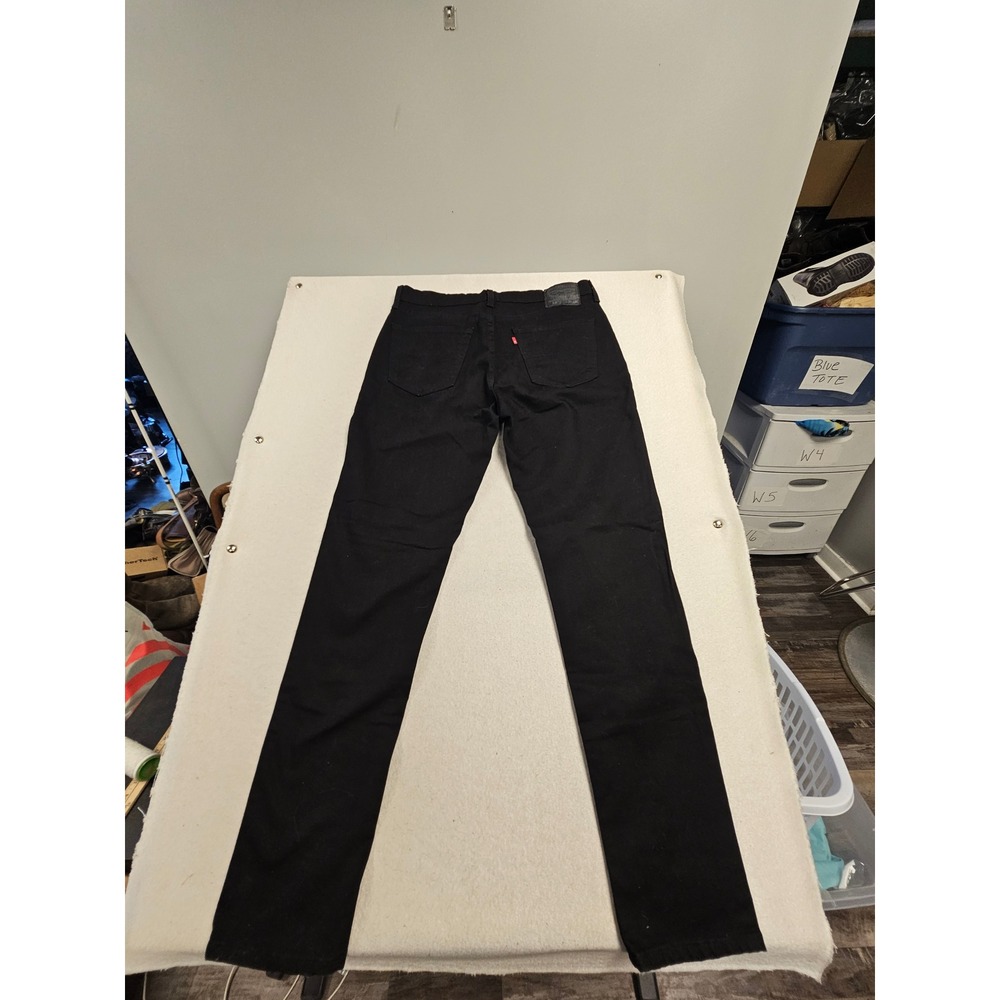 Levis 531 Athletic Slim Jeans Mens 36x36 Black Denim WaterLess 85494-0032